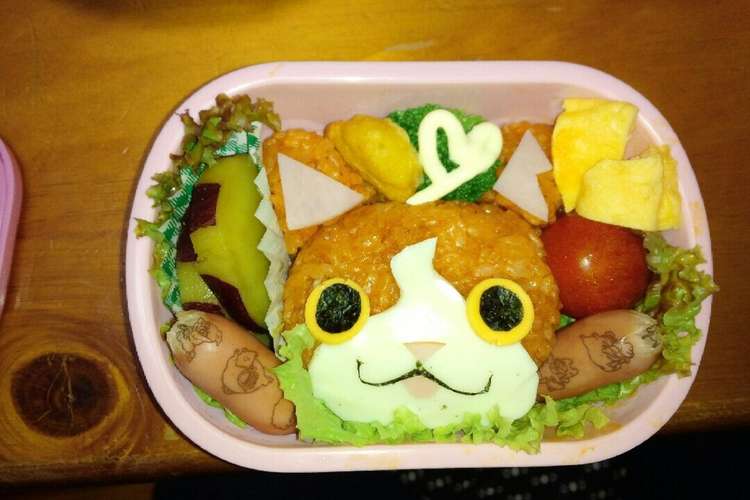 キャラ弁 ジバニャン弁当 レシピ 作り方 By Nachi61 クックパッド 簡単おいしいみんなのレシピが359万品