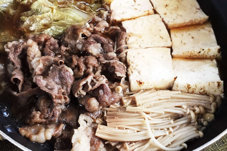 フライパンで手早く すき焼き風すき煮 レシピ 作り方 By テンテン クックパッド 簡単おいしいみんなのレシピが352万品