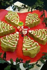 クリスマス☆プチツリーケーキ