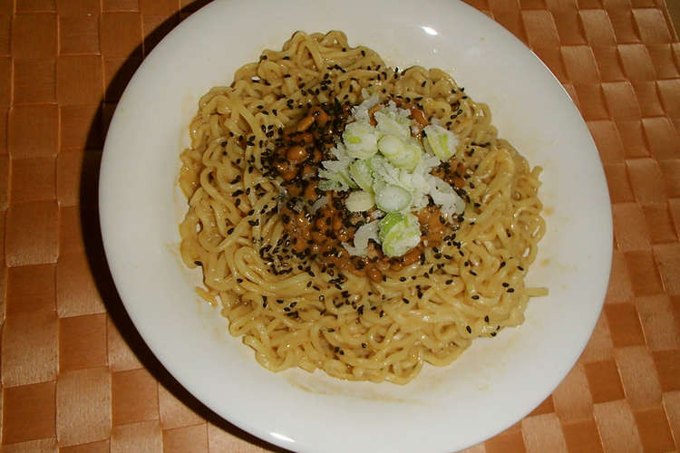 ごまだれ納豆冷やし中華 レシピ 作り方 By もりのりころ クックパッド 簡単おいしいみんなのレシピが354万品