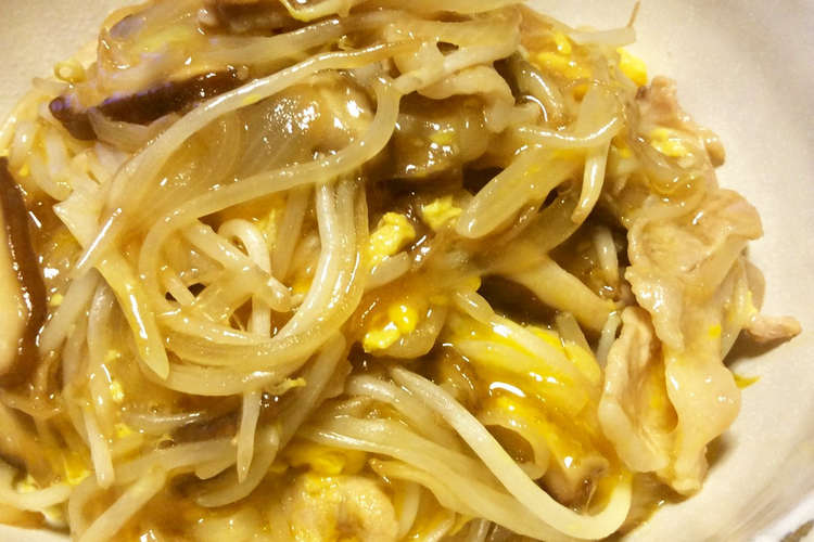 豚もやしあんかけ卵丼 レシピ 作り方 By 山の下の小屋 クックパッド 簡単おいしいみんなのレシピが355万品