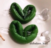 簡単可愛いいんげんハートピンチョスお弁当の写真
