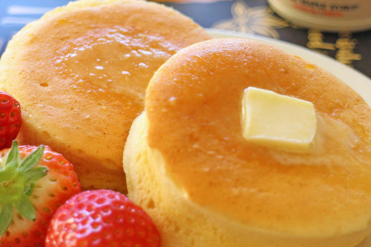家庭版 ふんわり厚焼き ホットケーキ レシピ 作り方 By ｱﾄﾘｴ沙羅 クックパッド 簡単おいしいみんなのレシピが363万品