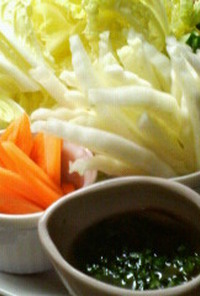 白菜のバーニャカウダサラダ