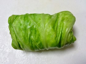 爪楊枝不要/ロールキャベツの巻き方