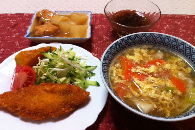 鱈のフライと雲呑スープの献立2月25日 レシピ 作り方 By Sakusakudon クックパッド 簡単おいしいみんなのレシピが376万品