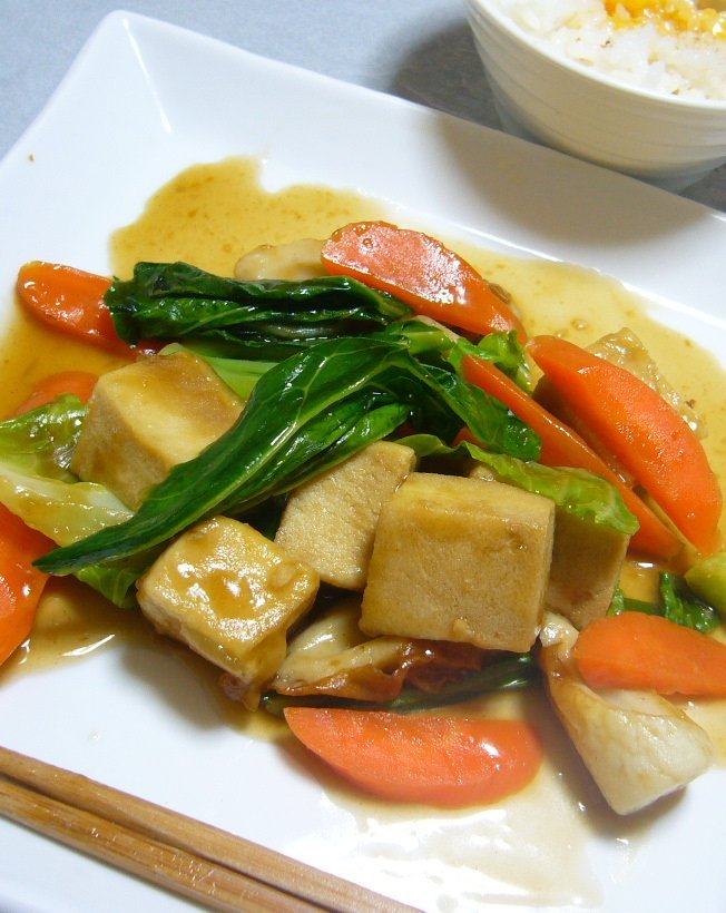 高野豆腐と野菜の中華風炒めの画像