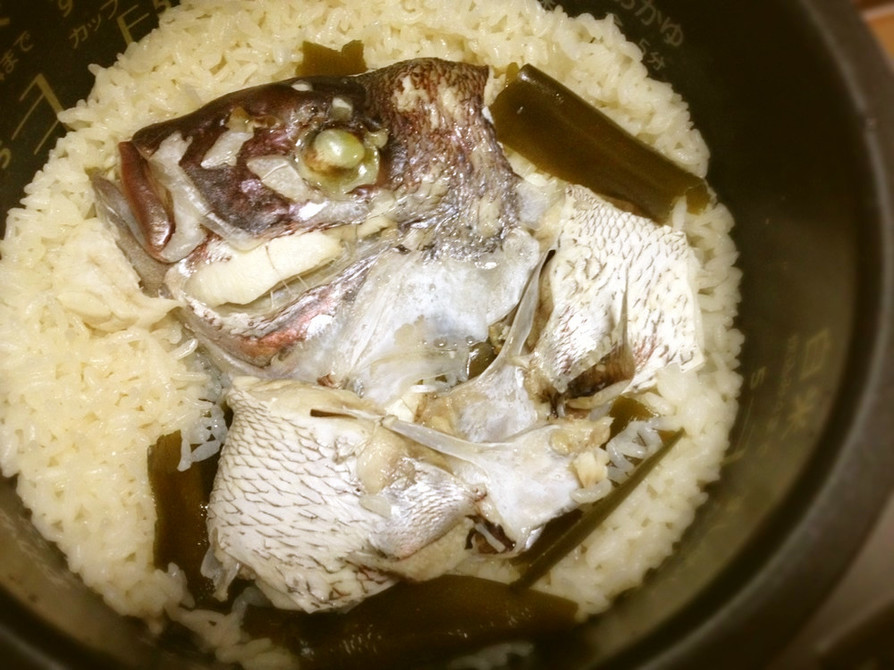 鯛のアラで！簡単おいしい鯛飯の画像