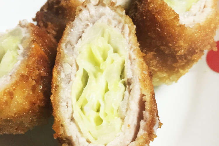 しそチーズ キャベツの豚肉巻きフライ レシピ 作り方 By Happyクック クックパッド 簡単おいしいみんなのレシピが360万品