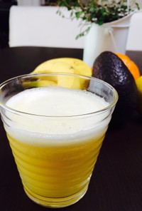 青パパイヤパイン林檎バナナスロージュース