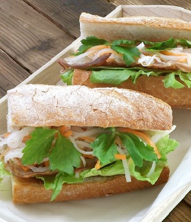 ベトナム料理☀バインミー風サンドイッチの写真