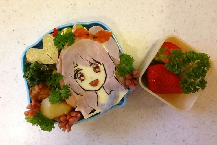 アイカツ の大空あかりのキャラ弁 レシピ 作り方 By あそりママ クックパッド 簡単おいしいみんなのレシピが358万品