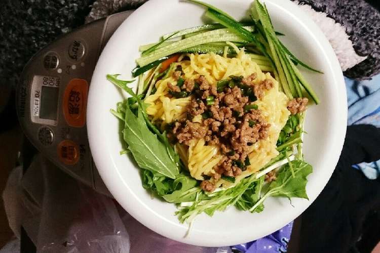 レンジで旨タレ マルちゃん正麺冷し中華 レシピ 作り方 By きまま クックパッド 簡単おいしいみんなのレシピが362万品