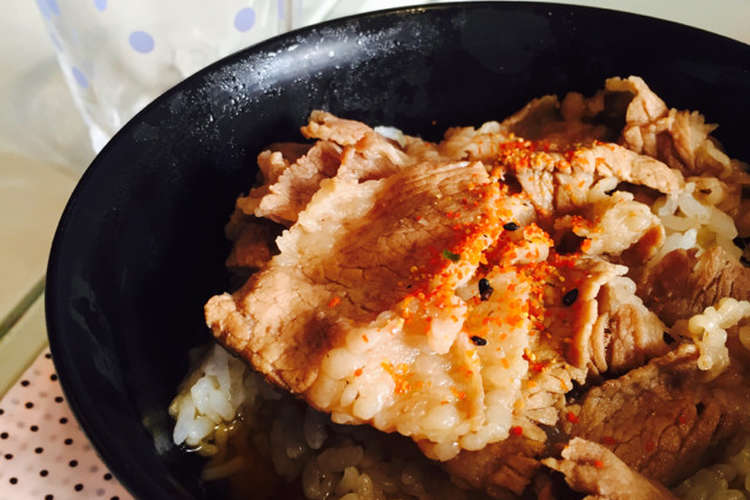 牛丼 玉ねぎ嫌いの私もたべれる レシピ 作り方 By なっちゃん クックパッド 簡単おいしいみんなのレシピが352万品