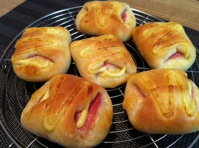 レンジで発酵☆手作りパンの写真