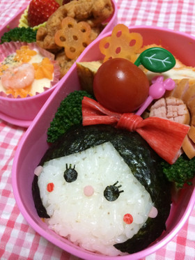 キャラ弁☆白雪姫ツムツムver☆