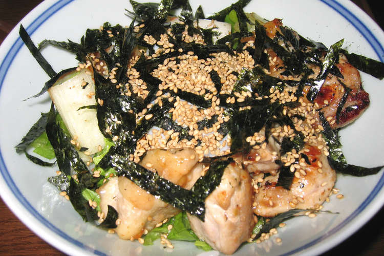 塩ダレで 焼き鳥丼 レシピ 作り方 By まゆもん クックパッド 簡単おいしいみんなのレシピが374万品