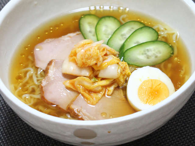 マルちゃん正麺冷し中華で簡単韓国冷麺 レシピ 作り方 By アツカ