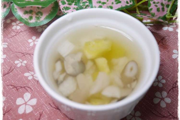 離乳食完了期 さつまいもと山芋のお味噌汁 レシピ 作り方 By 和の離乳食 中田馨 クックパッド 簡単おいしいみんなのレシピが361万品