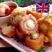 チーズin肉巻き竹輪のミラノ風カツレツの写真