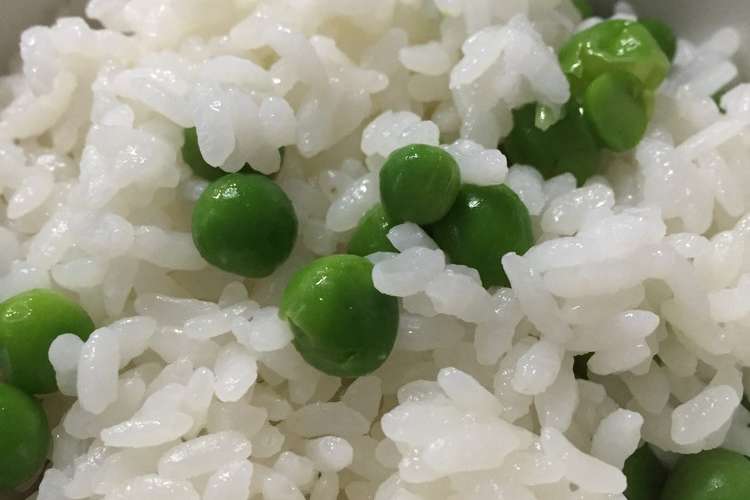 冷凍でも 簡単グリーンピースご飯 レシピ 作り方 By Chami クックパッド 簡単おいしいみんなのレシピが374万品