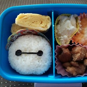 超簡単キャラ弁 ベイマックス ツムツム