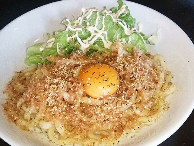 簡単激ウマ３分仕上げ サラダ納豆うどん レシピ 作り方 By まゆバラ クックパッド