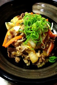 白菜と牛肉の簡単しぐれ煮(風)