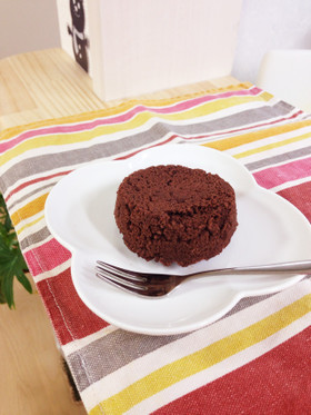 レンジで☆おからショコラケーキ!糖質制限