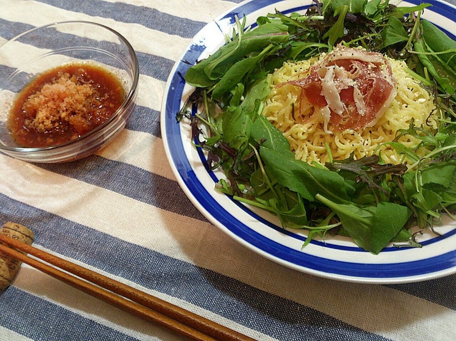 トマトシャーベットの冷え冷えサラダ中華の画像