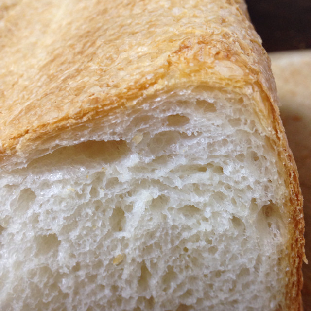 HBで☆皮パリっ中モチっなフランス食パンの画像