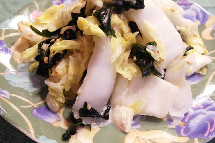 あと一品 レンジで簡単 白菜サラダ レシピ 作り方 By むちたろう クックパッド 簡単おいしいみんなのレシピが375万品