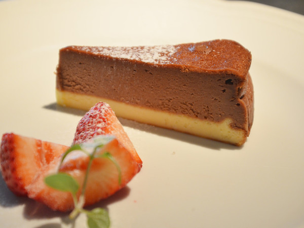 チョコレートのチーズケーキ