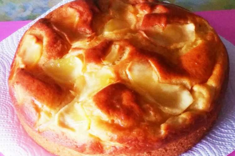 リンゴのお豆腐ケーキ レシピ 作り方 By クックh3oog3 クックパッド