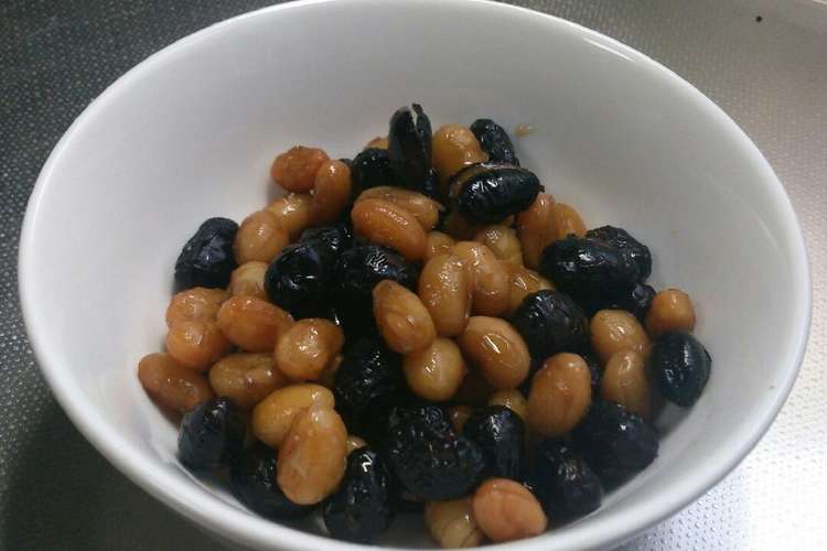 しょうゆ豆 ダイエット時のおやつにも レシピ 作り方 By Risou3103 クックパッド