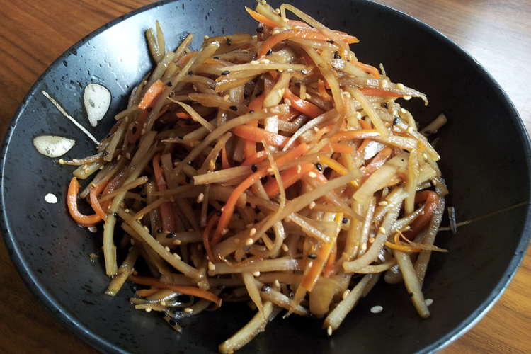 子供もパクパク きんぴらごぼう レシピ 作り方 By Yukimama クックパッド 簡単おいしいみんなのレシピが376万品