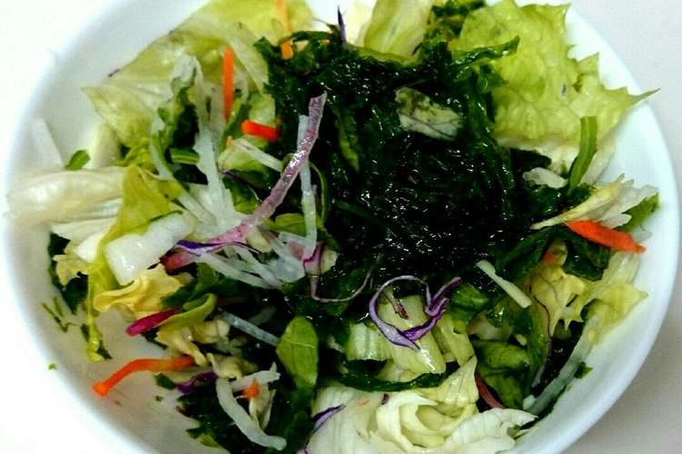 ヘルシーで簡単 あおさと和風野菜の酢の物 レシピ 作り方 By Emiry H クックパッド