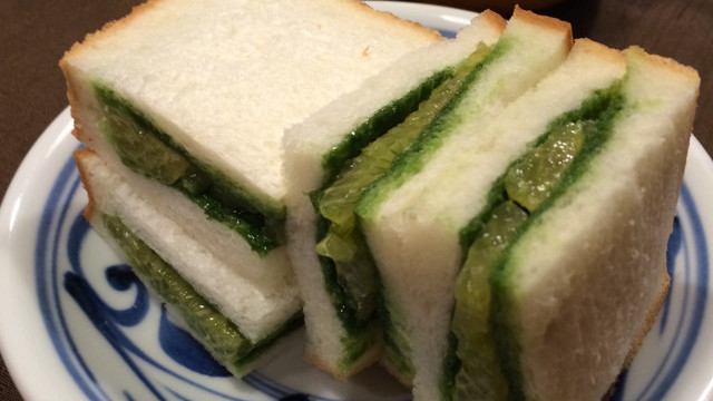甘夏と抹茶はちみつの和風フルーツサンド レシピ 作り方 By イヌゴマ クックパッド