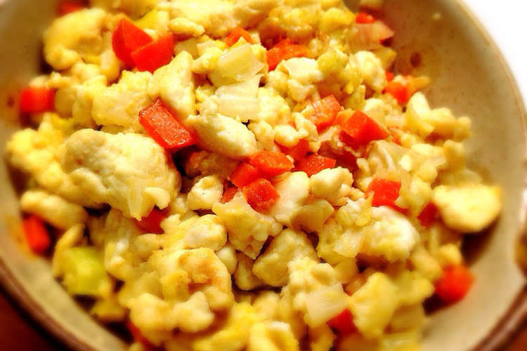 ヘルシー 簡単 豆腐の炒め物 レシピ 作り方 By ミッケ クックパッド