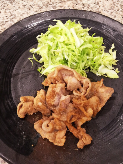 簡単 生姜たっぷりの豚肉の生姜焼きの写真
