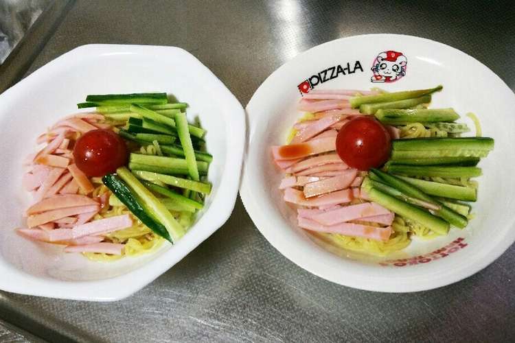 マルちゃん正麺冷やし中華スタンダード版 レシピ 作り方 By まーぼー0725 クックパッド 簡単おいしいみんなのレシピが357万品