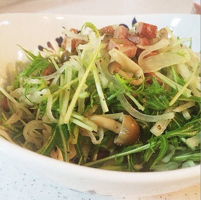 大根と水菜のサラダ☆マリネ風の写真
