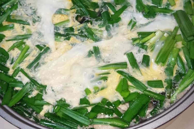 豚ニラ卵鍋 レシピ 作り方 By トッティ104 クックパッド 簡単おいしいみんなのレシピが354万品