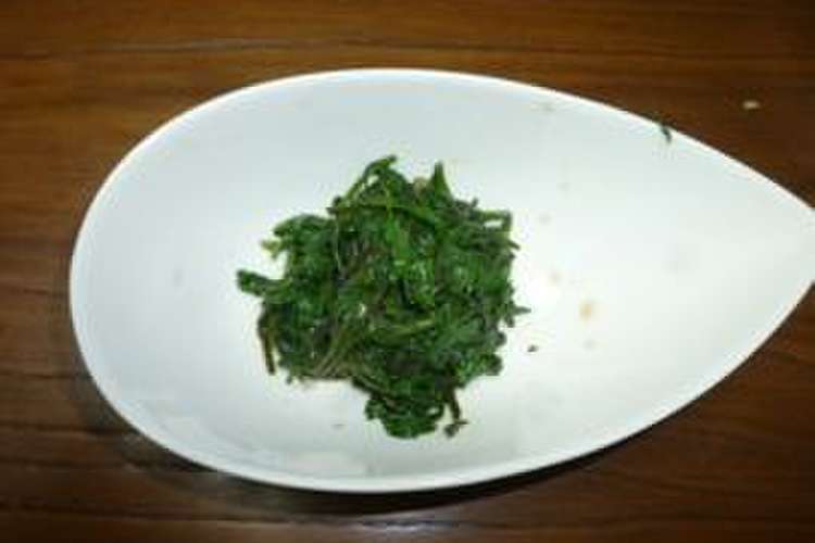 諸喝采 だいこんのはな の炒め物 レシピ 作り方 By 聖玲の台所 クックパッド 簡単おいしいみんなのレシピが357万品
