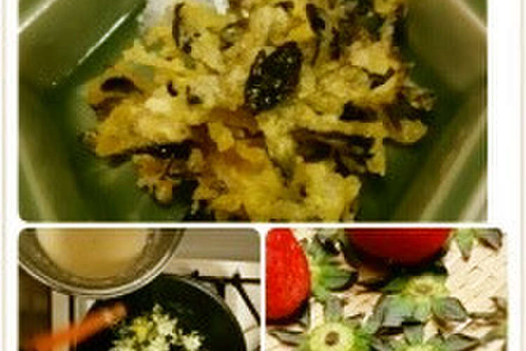 ヘタでサクサク いちごの葉っぱの天ぷら レシピ 作り方 By 忠岡瞳 クックパッド
