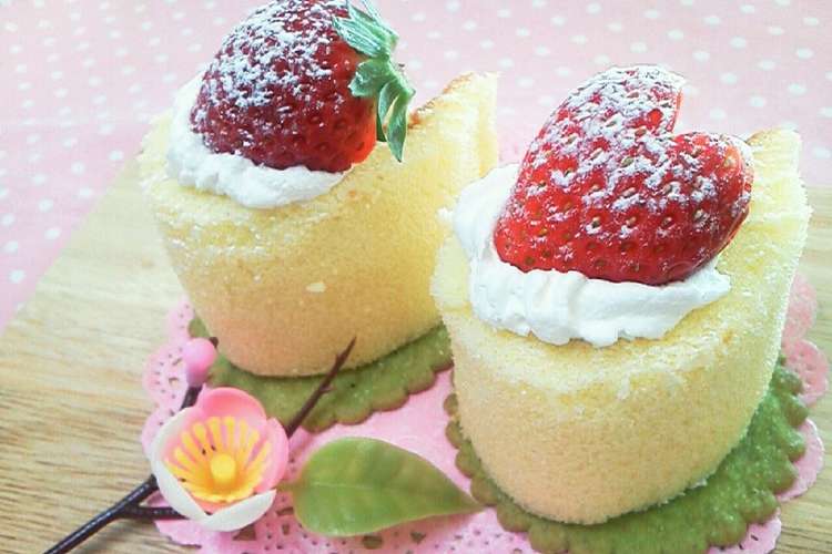 市販ロールで簡単 ひなまつり 苺ケーキ レシピ 作り方 By Akaru クックパッド