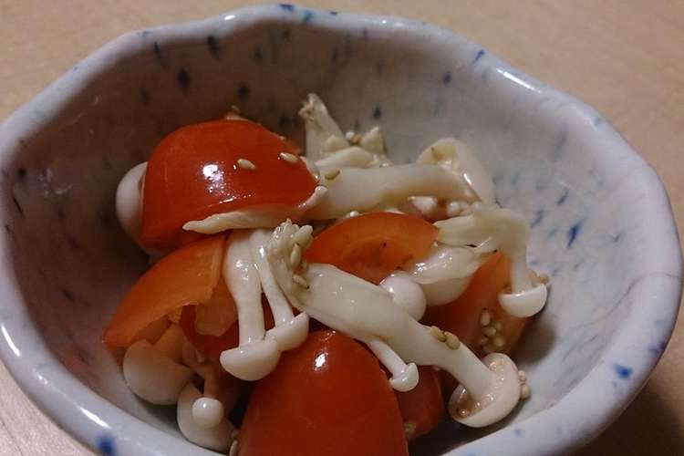 ホワイトブナピーとミニトマトのポン酢合え レシピ 作り方 By ぼーずの母ちゃん クックパッド 簡単おいしいみんなのレシピが376万品