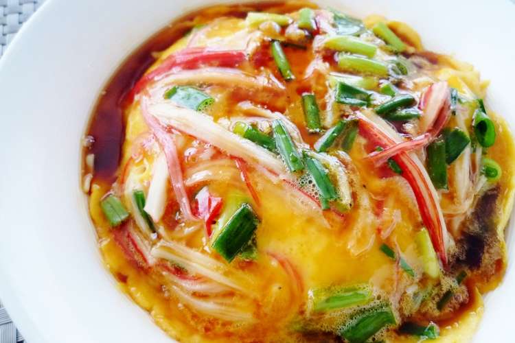 簡単 冷し中華アレンジで天津麺 レシピ 作り方 By Pommychan クックパッド 簡単おいしいみんなのレシピが354万品