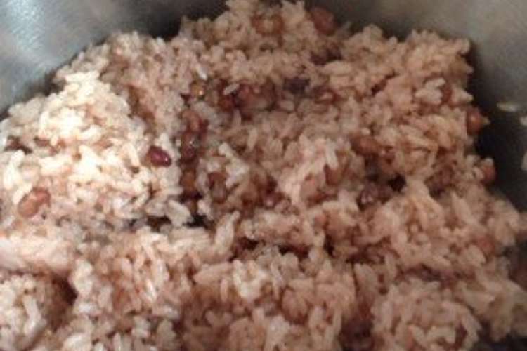 お祝いに便利 圧力鍋で簡単お赤飯 レシピ 作り方 By Midotack クックパッド