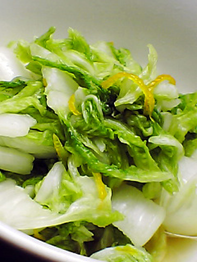 柚子茶で♪白菜のサラダ漬物の写真